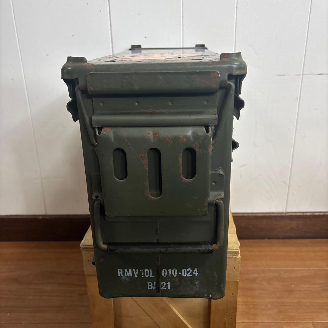 米軍 実物 AMMO BOX 40mm 32CARTRIDGES 弾薬箱 ②の通販