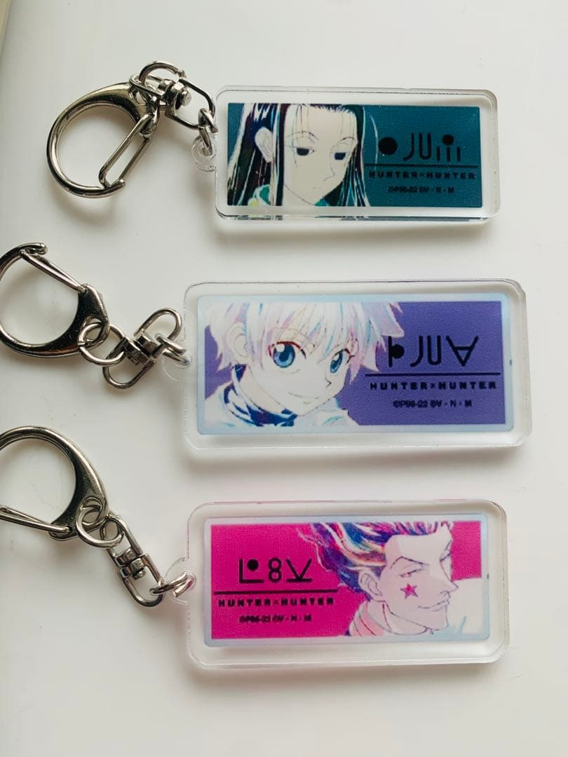 HUNTER×HUNTER アクリルキーホルダー 新品 キルア イルミ ヒソカ