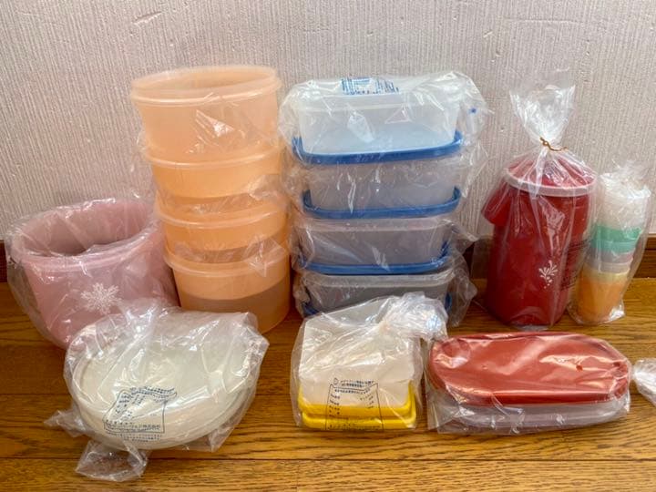 新品　tupperware タッパーウエアー　7種類19点セット まとめて19個】タッパーウェア Tupperware MM楕円／ワイド タッパー