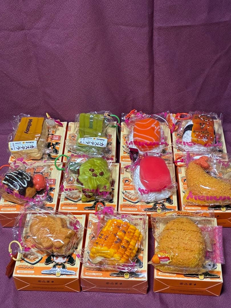 Mellojoy スクイーズ　和食シリーズセット Mellojoy メロジョイ スクイーズ 和食シリーズ たこ焼き｜Yahoo!フリマ