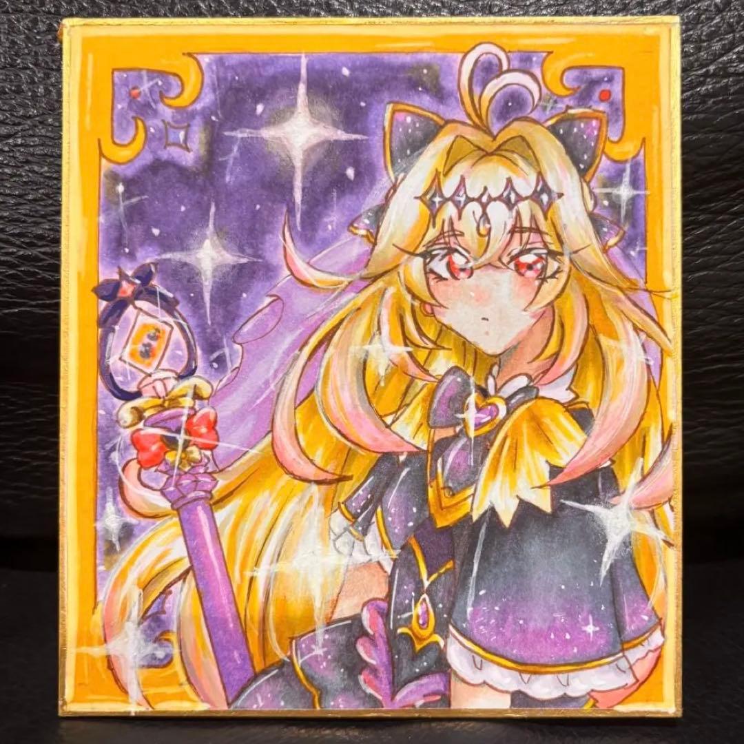 お値下げ！名探偵プリキュア キュアアルカナシャドウ 手描きイラスト