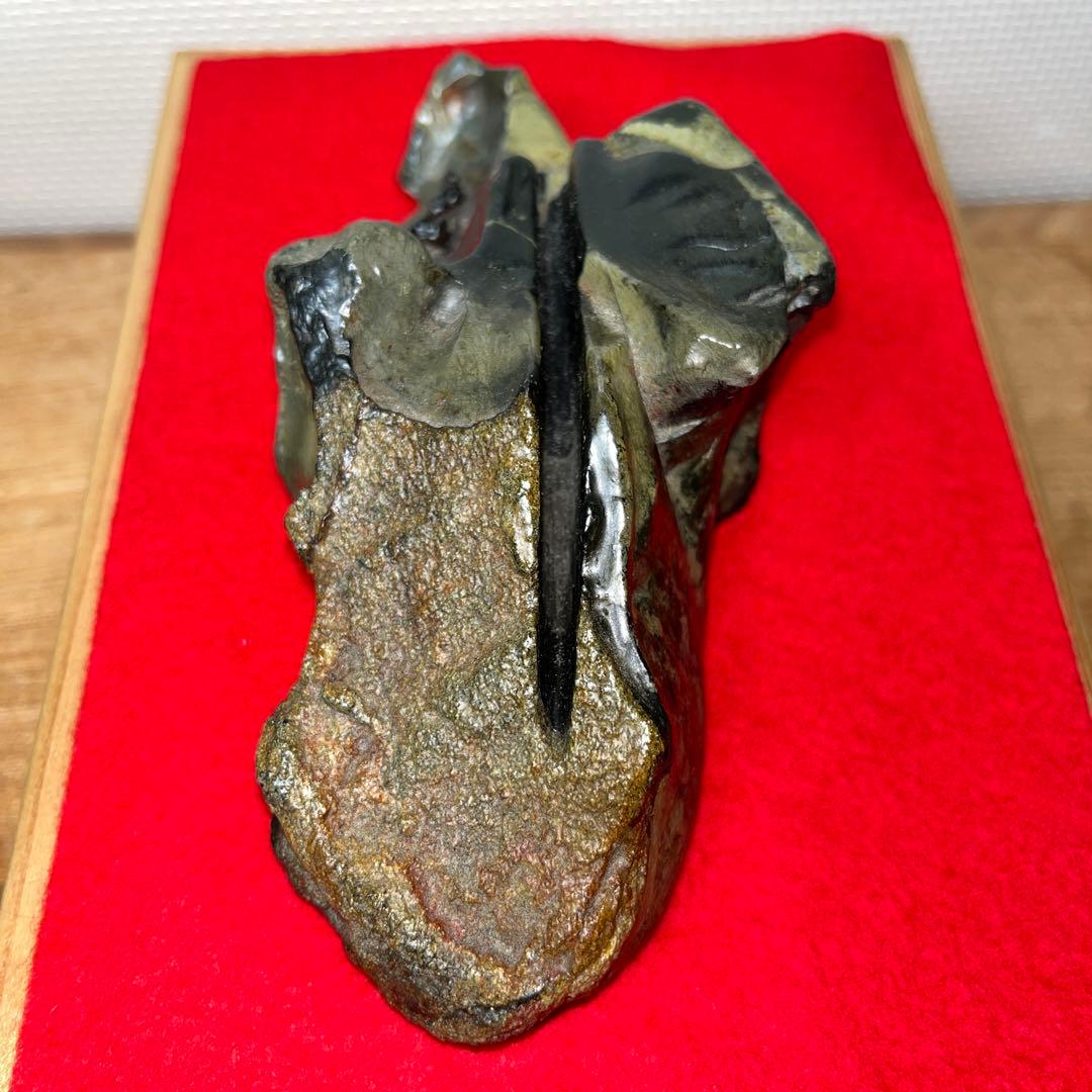 ⭕️屋久島硯 秀命堂 秀命 新品美品 プラス 色紙立て 銹水石 - メルカリ