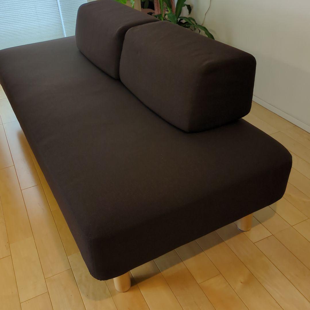 無印良品 ソファベッド クッション2個付 - メルカリ