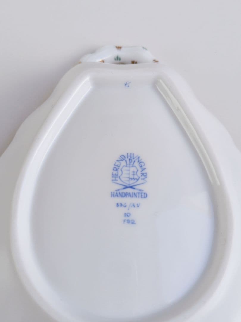 希少品✩ ヘレンド アポニー・グリーン シェルディッシュ - メルカリ