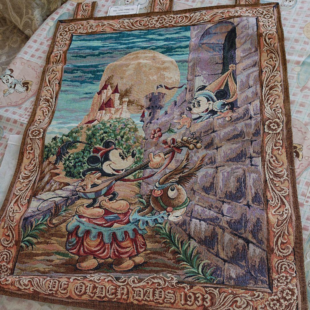 1094/1500☆希少☆ ディズニー☆タペストリー 東京ディズニーシーにて「ダッフィー＆フレンズのハートフェルト