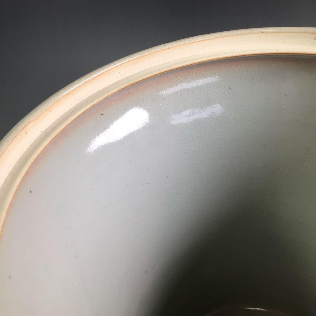 P804水指『平安開山造』『礼賓手三嶋』『末広水指』共箱茶道具