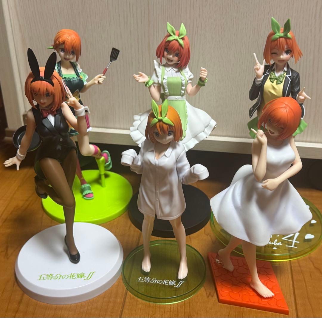 五等分の花嫁 中野四葉 中古品 フィギュア まとめ売り - メルカリ