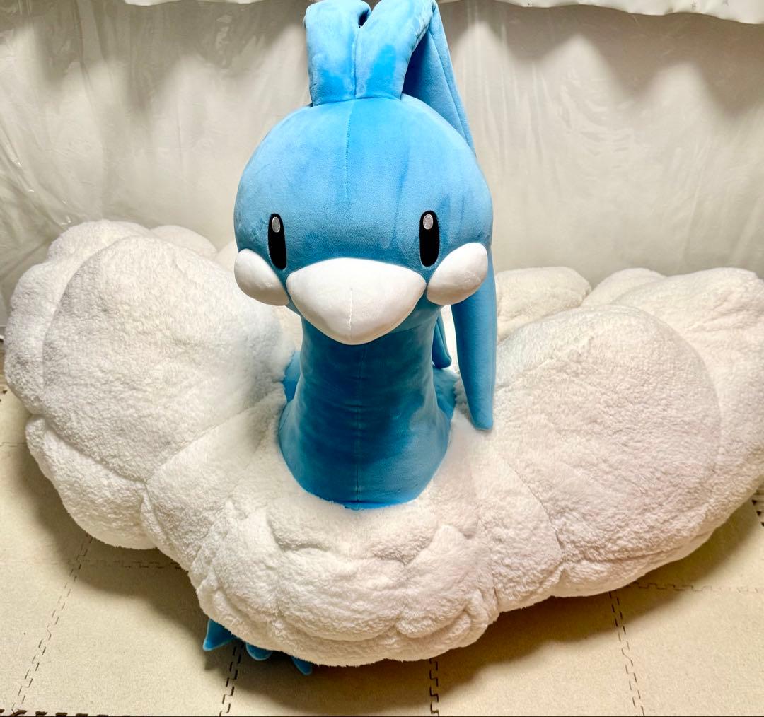 等身大チルタリス ぬいぐるみ ポケットモンスター ポケモン ふとんは羽毛！？「ぬいぐるみ 等身大チルタリス」がポケモンセンター