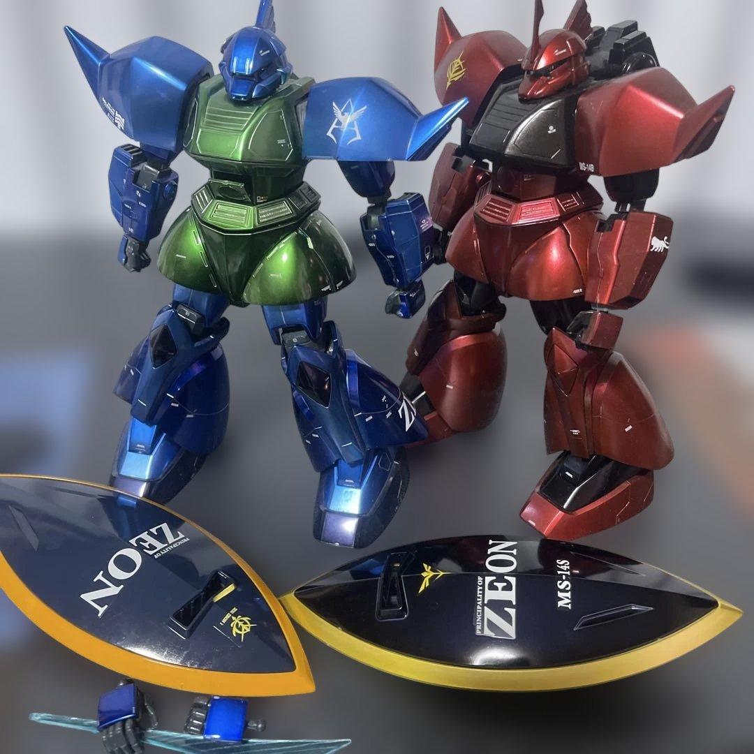 MGアナベルガトー専用ゲルググ MGジョニーライデン少佐専用ゲルググの2体セット MG アナベル・ガトー専用ゲルググ Ver.2.0 レビュー | ガンダムブログ