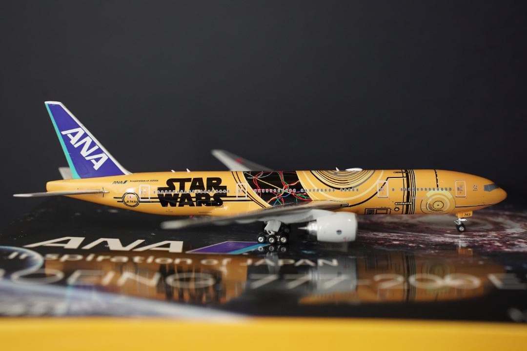 Phoenix ANA B777-200ER スター・ウォーズ塗装 JA743A 1/500 B777-200ER ANA STAR WARS/スターウォーズ C-3PO JA743A [587070