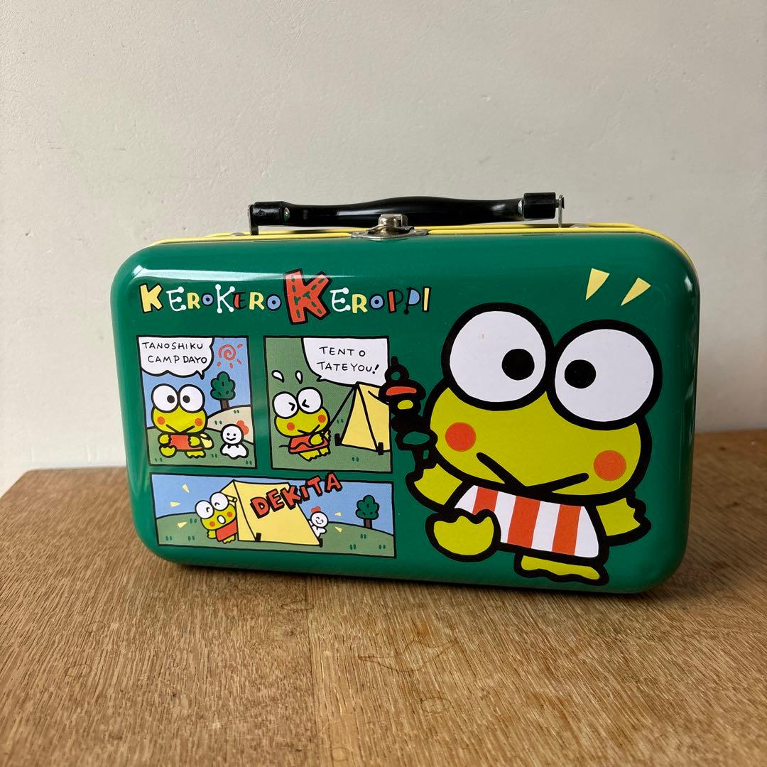 サンリオ けろけろけろっぴ 缶ケース 小物入れ ボックス レトロ 美品