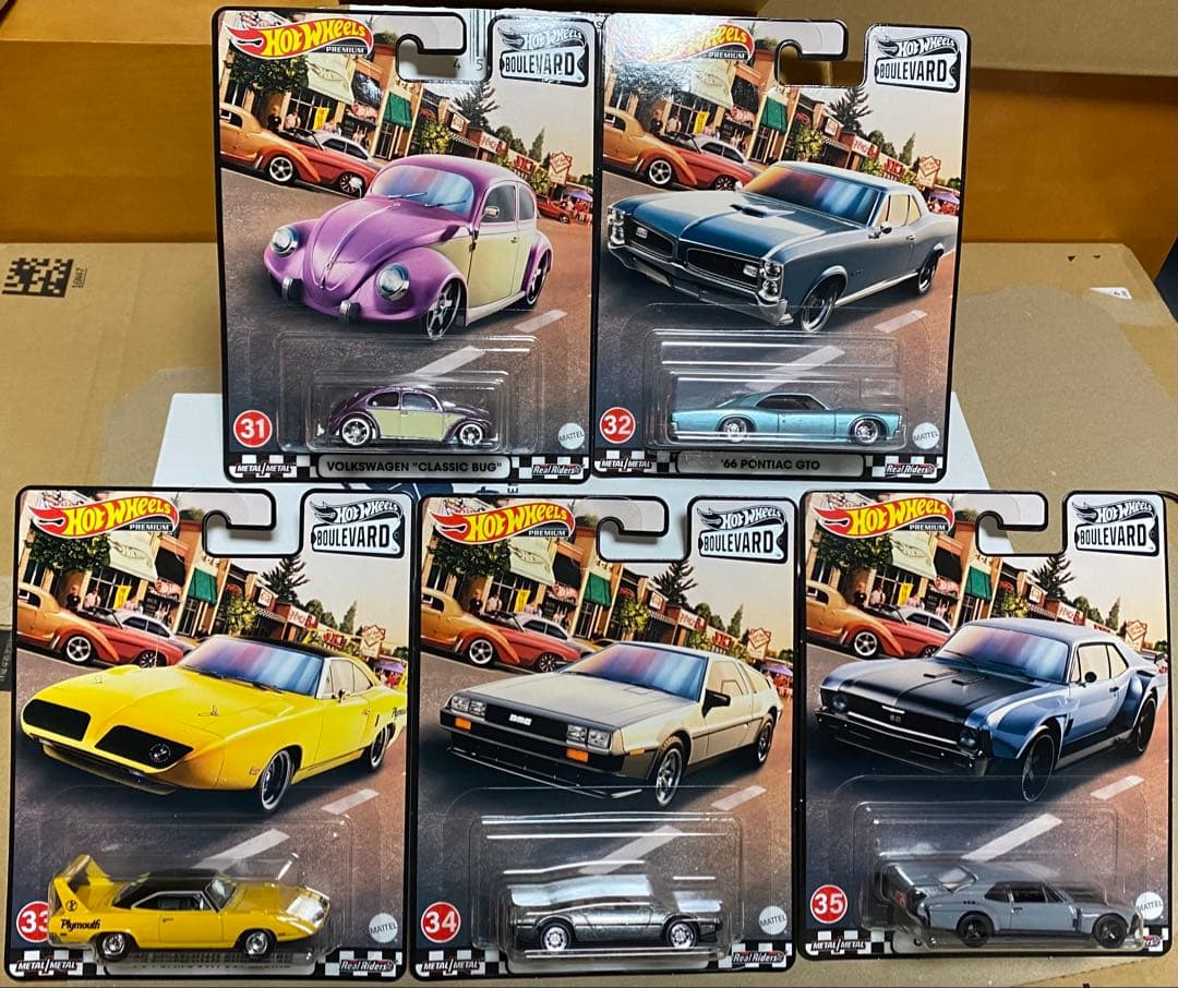新品未開封　ホットウィール　ブールバードGJT68-986G ５個セット② Amazon | ホットウィール(Hot Wheels) ブールバード アソート