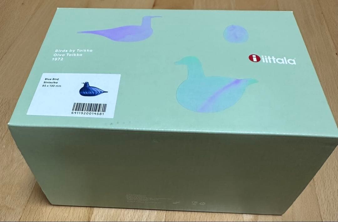 極美品/完売】最安値！イッタラBlue Bird オイバトイッカ ルリコマドリ