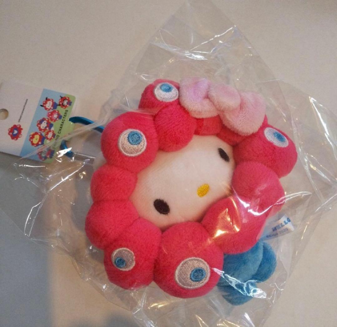 万博　ミャクミャク　サンリオ　キティ　ぬいぐるみ　キーホルダー サンリオコラボ 】 #ミャクミャク × ハローキティ キティちゃんの