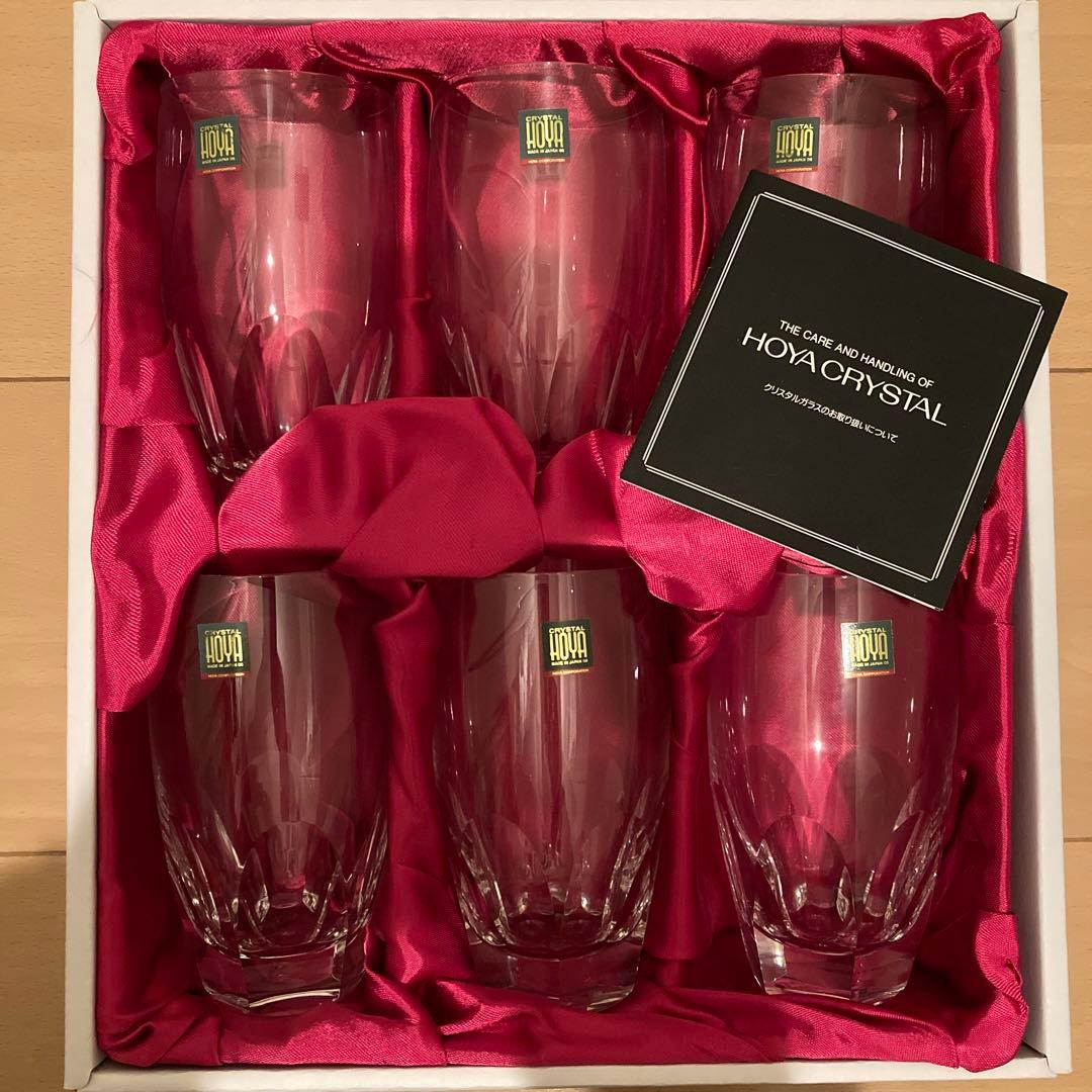 新品】希少☆HOYAクリスタルガラス☆6面Qカット HOYA CRYSTAL - メルカリ