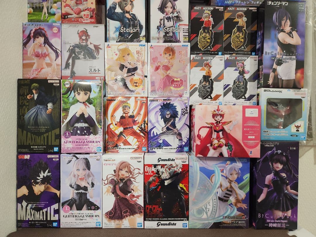 未開封フィギュア37個美少女系等 レイアース フリーレン アイマス ナルト レゼ