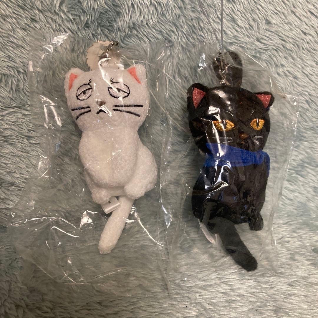 銀魂 銀猫 ヅラ猫 ストラップ ペア - メルカリ