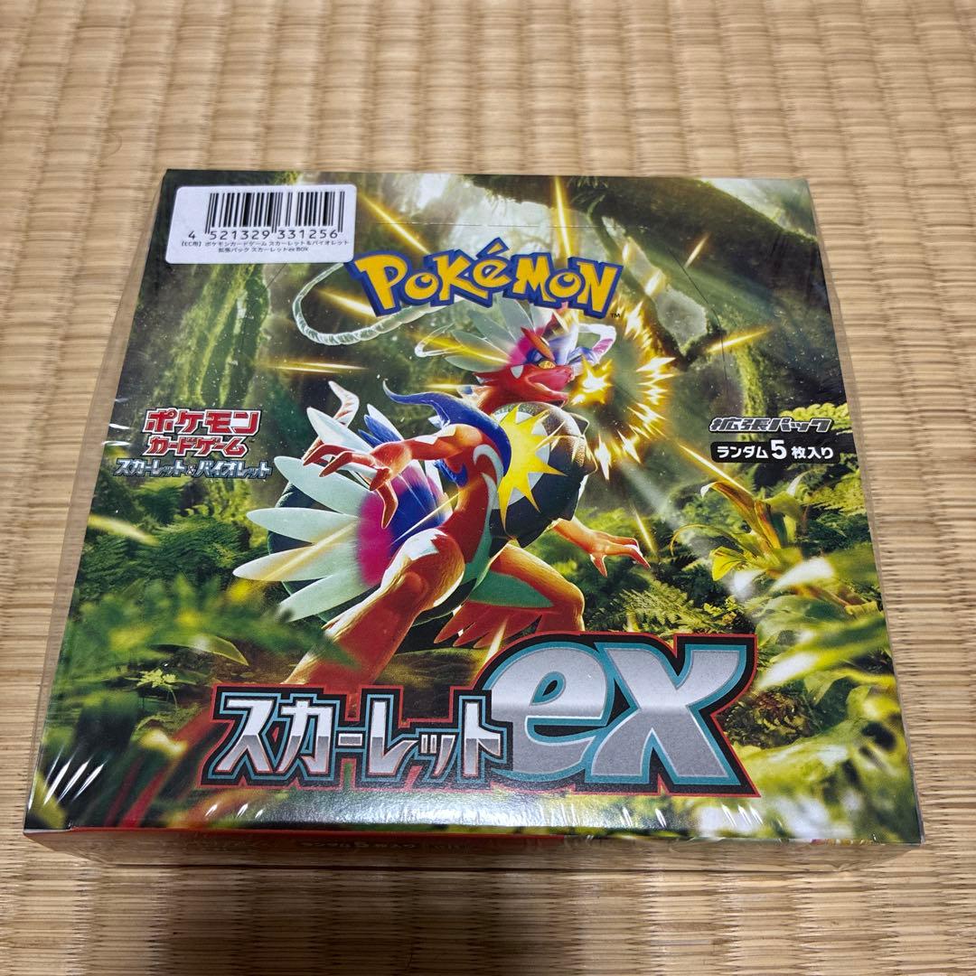 再*❌様 ポケモンカードゲーム スカーレットex BOX シュリンク付き ポケモンカード スカーレットex 1 BOX 【シュリンク付き未開封品