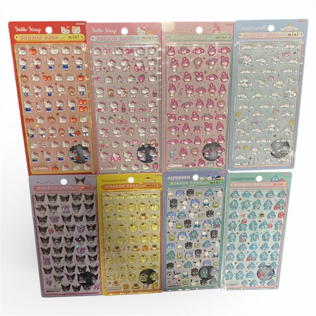 ボンボンドロップシール ミニ サンリオ コンプリート 8点セット 正規品