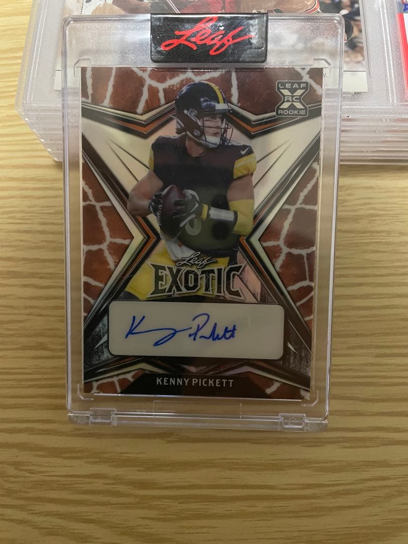Leaf EXOTIC KENNY PICKETT RC 5シリ KENNY PICKETT 2022 LEAF DRAFT 1ST GRADED 10 ROOKIE CARD XRC RC NFL