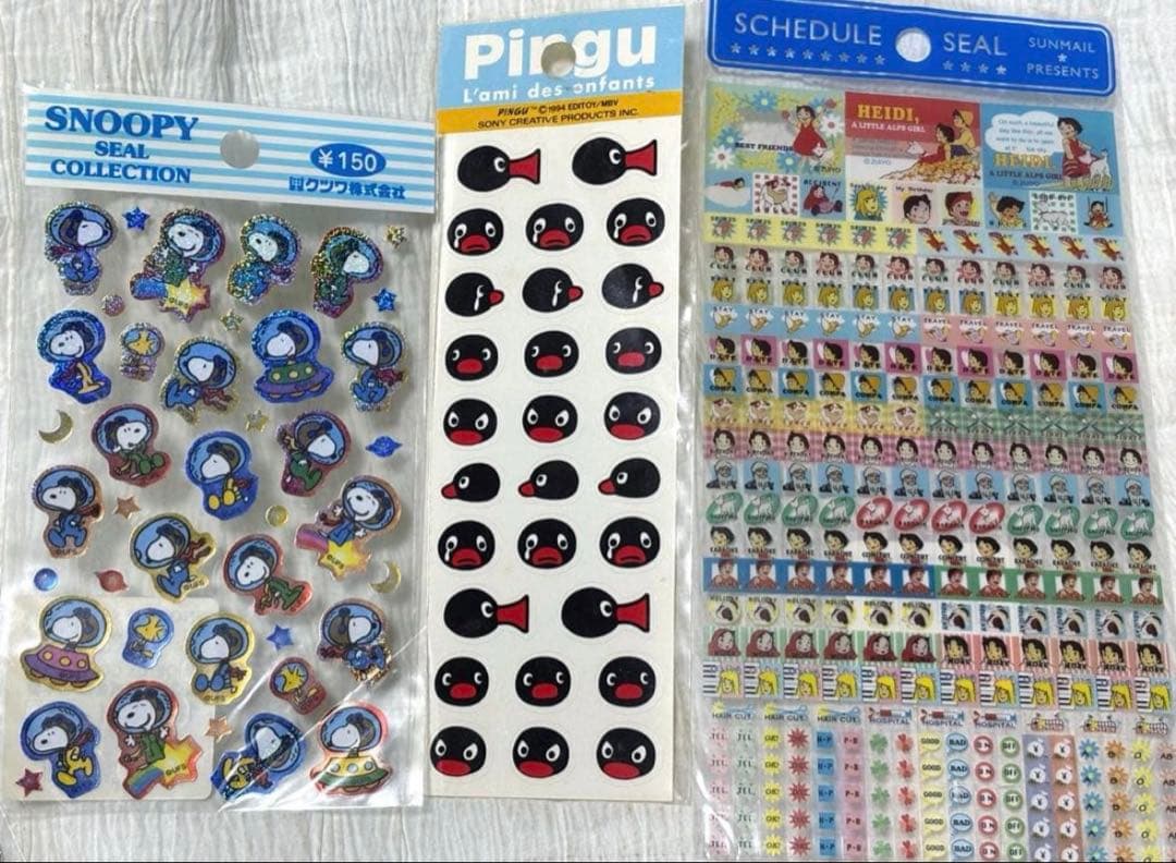 平成 レトロ シール セット まとめ売り グッズ 当時物 ステッカー