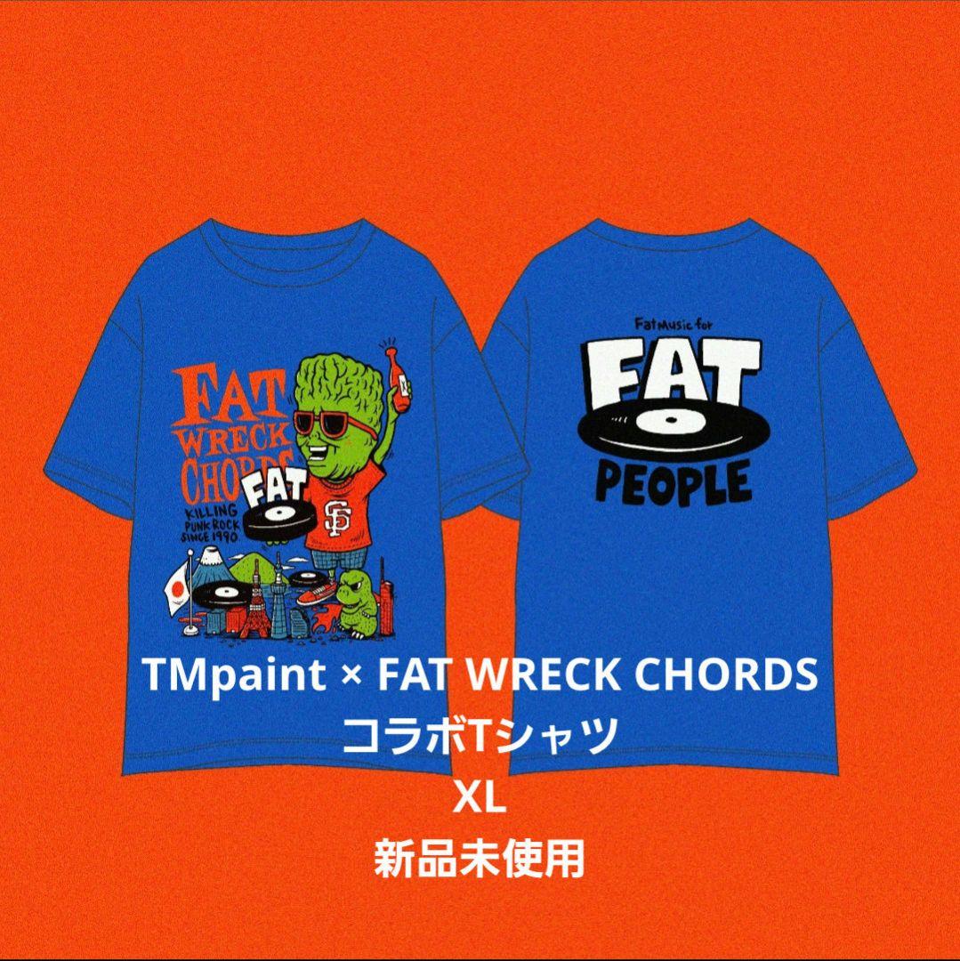 最終価格　TMpaint × FAT WRECK CHORDS コラボT XL ファットレックロゴTシャツ（ブラック） – Artist First