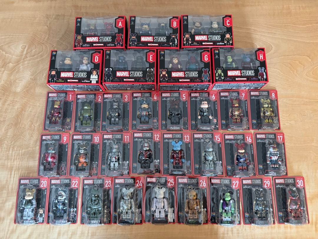 マーベル　ベアブリック　ハッピーくじ　まとめ売り MARVEL Infinity SAGA『IRON MAN』/ Happyくじ「BE@RBRICK」 - Happyくじ