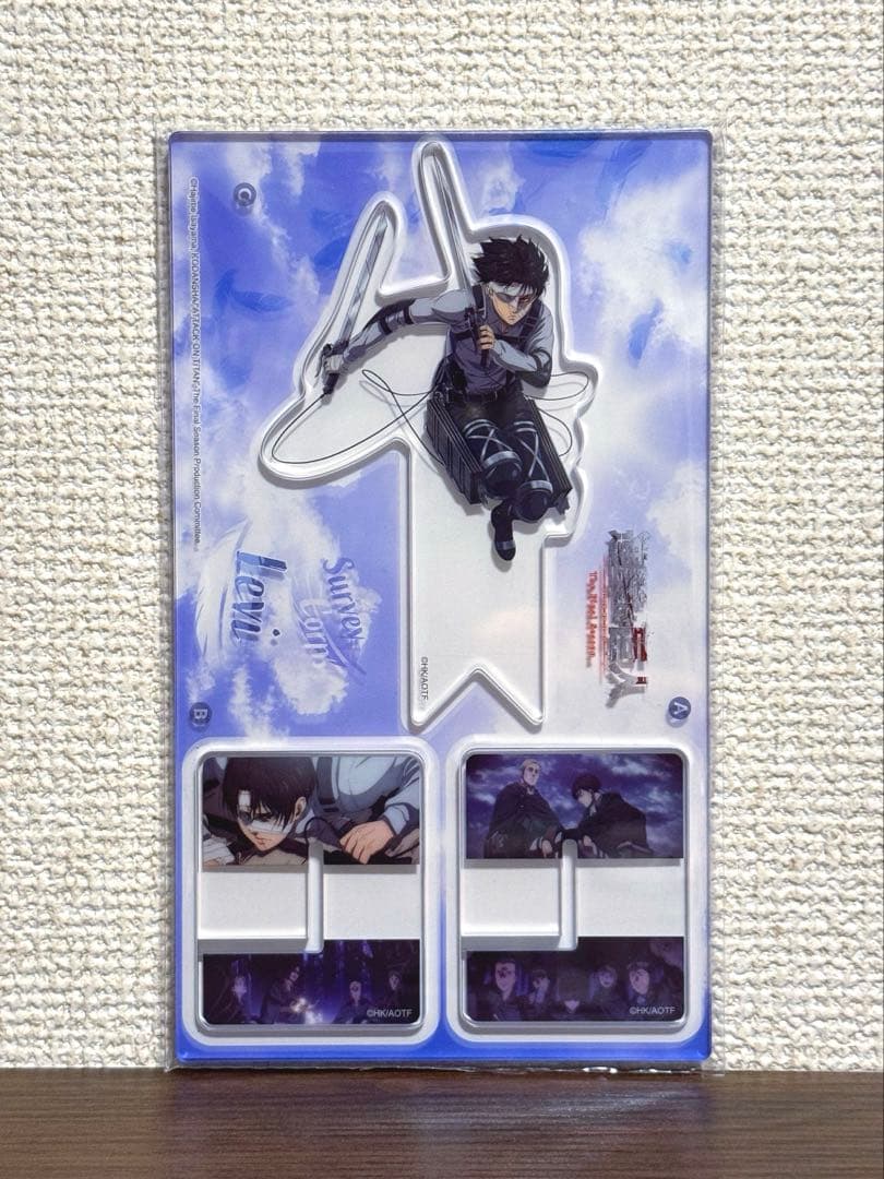 進撃の巨人 リヴァイ 立体組み立て式 アクリルキャラクタープレート
