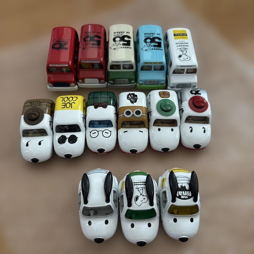スヌーピー トミカ　ミニカー＆バス タカラトミー トミカ No．154 スヌーピー スクールバスミニカー