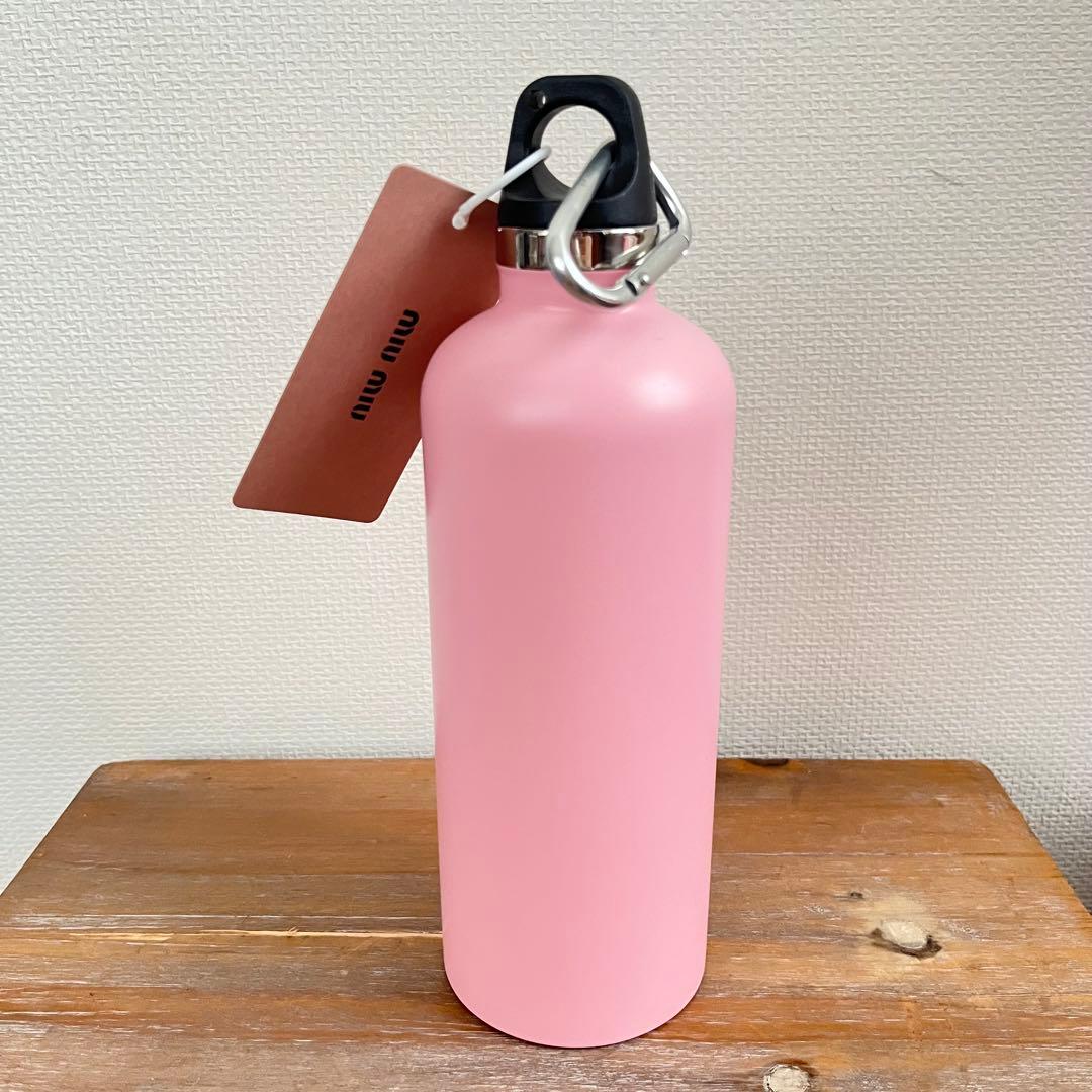 新品未使用】miu miu ピンク 水筒とポーチ タンブラー カラビナ♡超レア