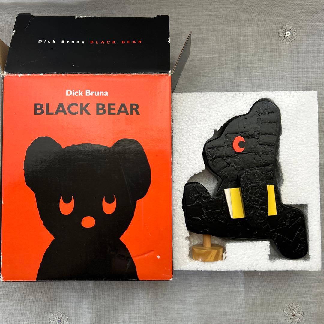 ディックブルーナ BLACK BEAR ブラックベア 置物 木製 - メルカリ