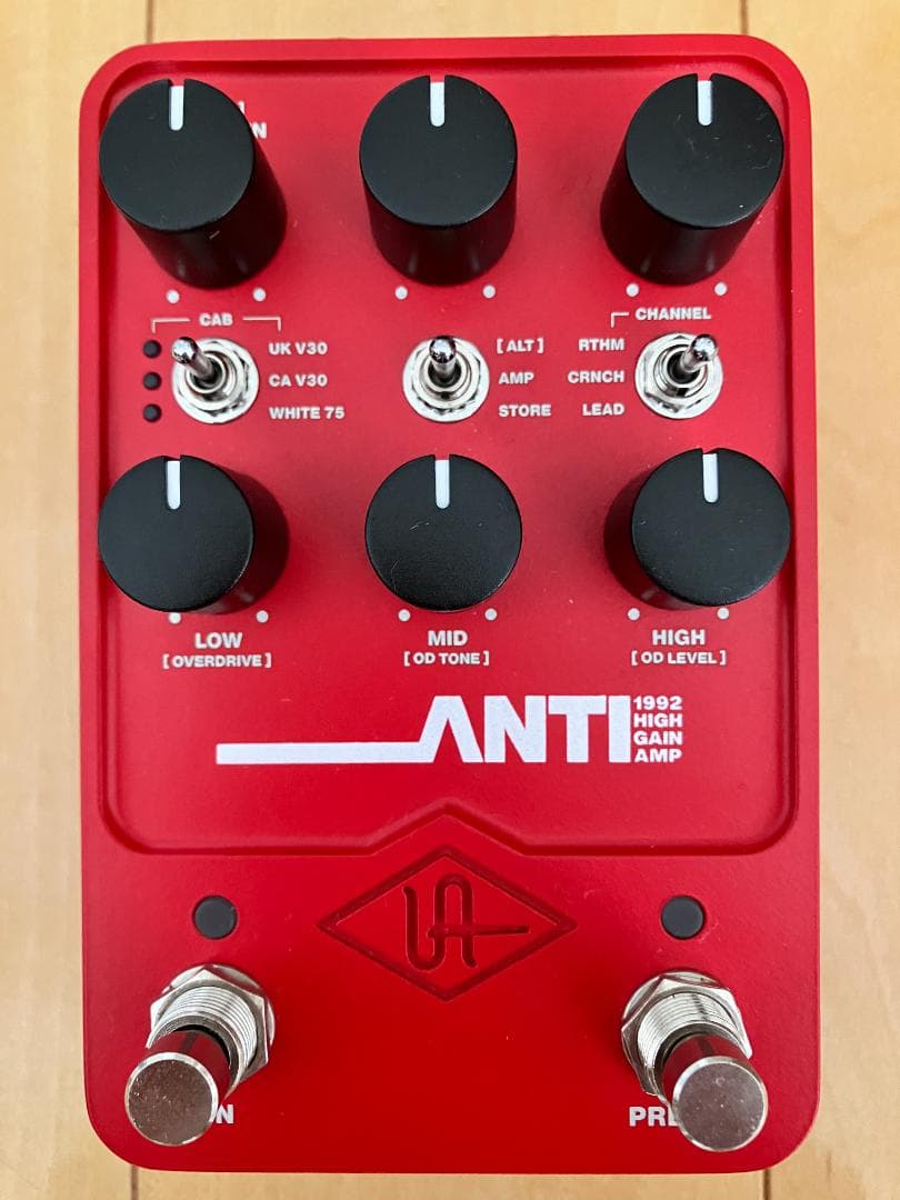 値下げ：UAFX ANTI 1992 High Gain Amp Universal Audio 【特別価格プロモーション】UAFX ANTI 1992 High Gain