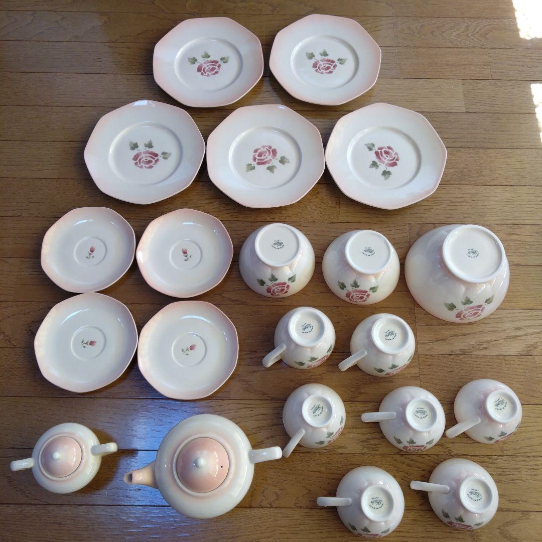 マニー ピンクローズシリーズ バラの花柄陶器食器セット 楽天市場】マニーローズ Many カトラリー ティースプーン ケーキ