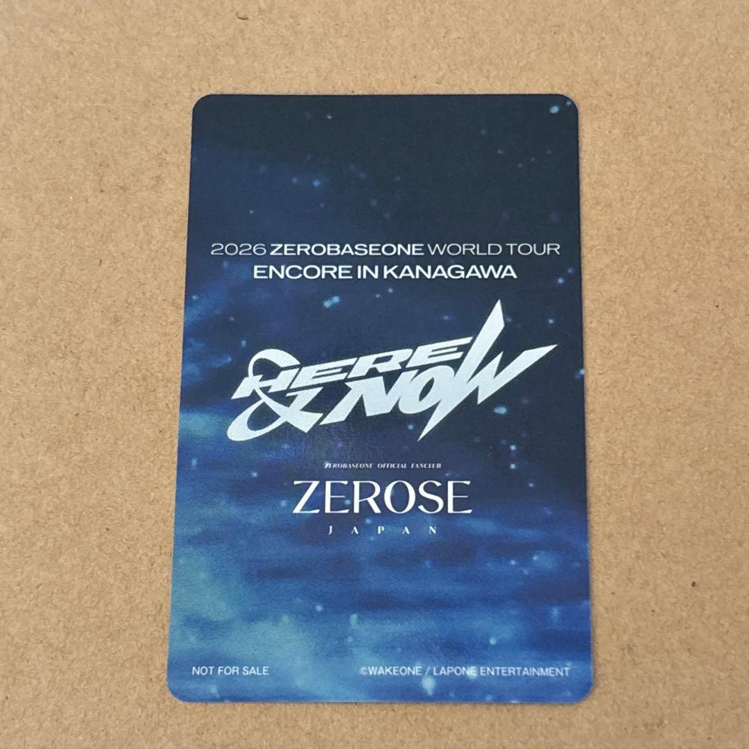ZEROBASEONE ゼベワン 横浜 FC 会場限定 トレカ テレ - メルカリ