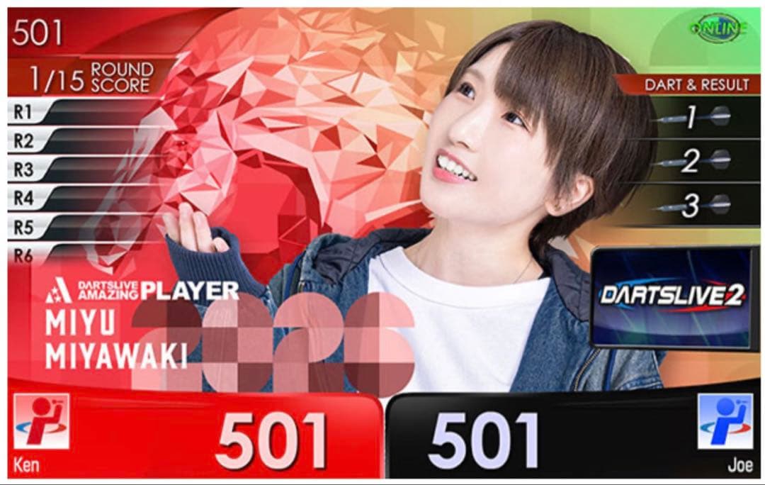 ダーツライブ MIYAWAKIMIYU アクセサリ > ダーツライブカード > ダーツライブ プレイヤーグッズ