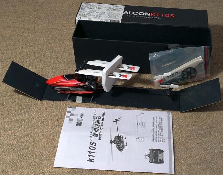 XK K110S ヘリコプター（新品） XK K110S 6CH ブラシレス 3D6G システム RC ヘリコプター BNFモード 2