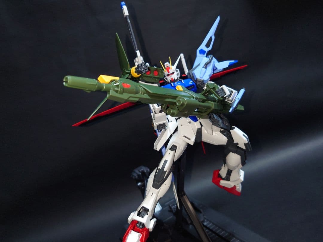 mg パーフェクトストライクガンダム グランドスラム装備型 パチ組
