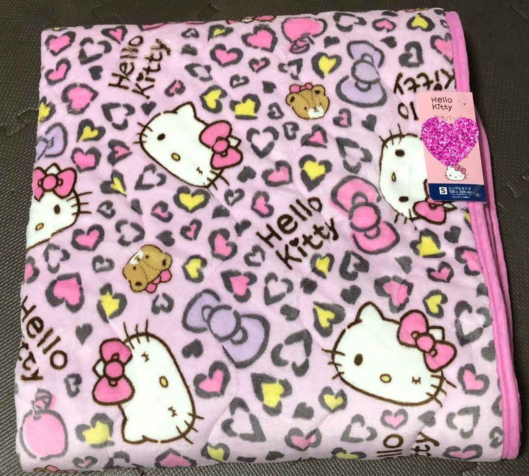 ハローキティ ヒョウ柄 敷きパッド レオパード シングル キティちゃん