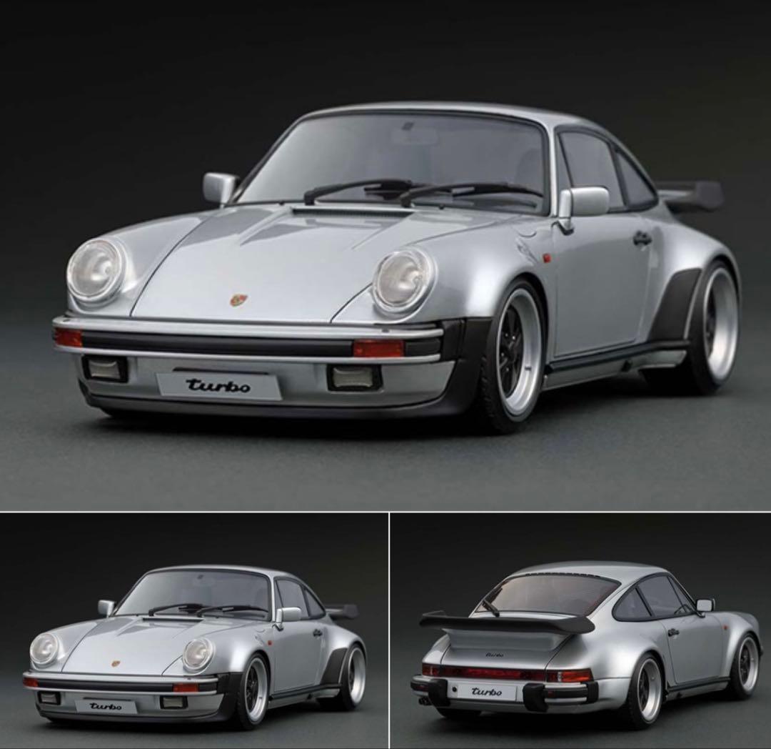 最終価格早い者勝ち希少ポルシェ911 Turbo ミニカー 1/18 シルバー 最終価格早い者勝ち希少ポルシェ911 Turbo ミニカー 1/18 シルバー