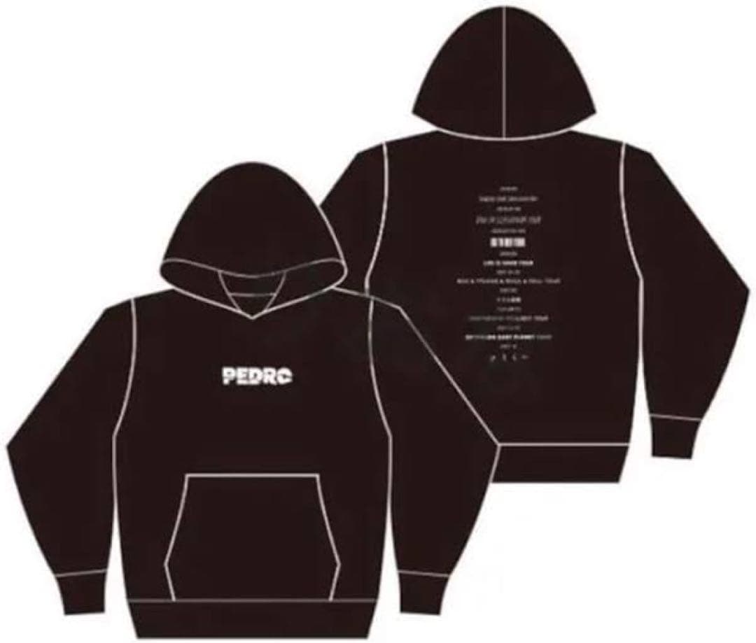 希少　PEDRO ペドロ　さすらひ　通販限定　わたしの記憶パーカー　アユニ　M 2026年最新】pedro パーカーの人気アイテム - メルカリ