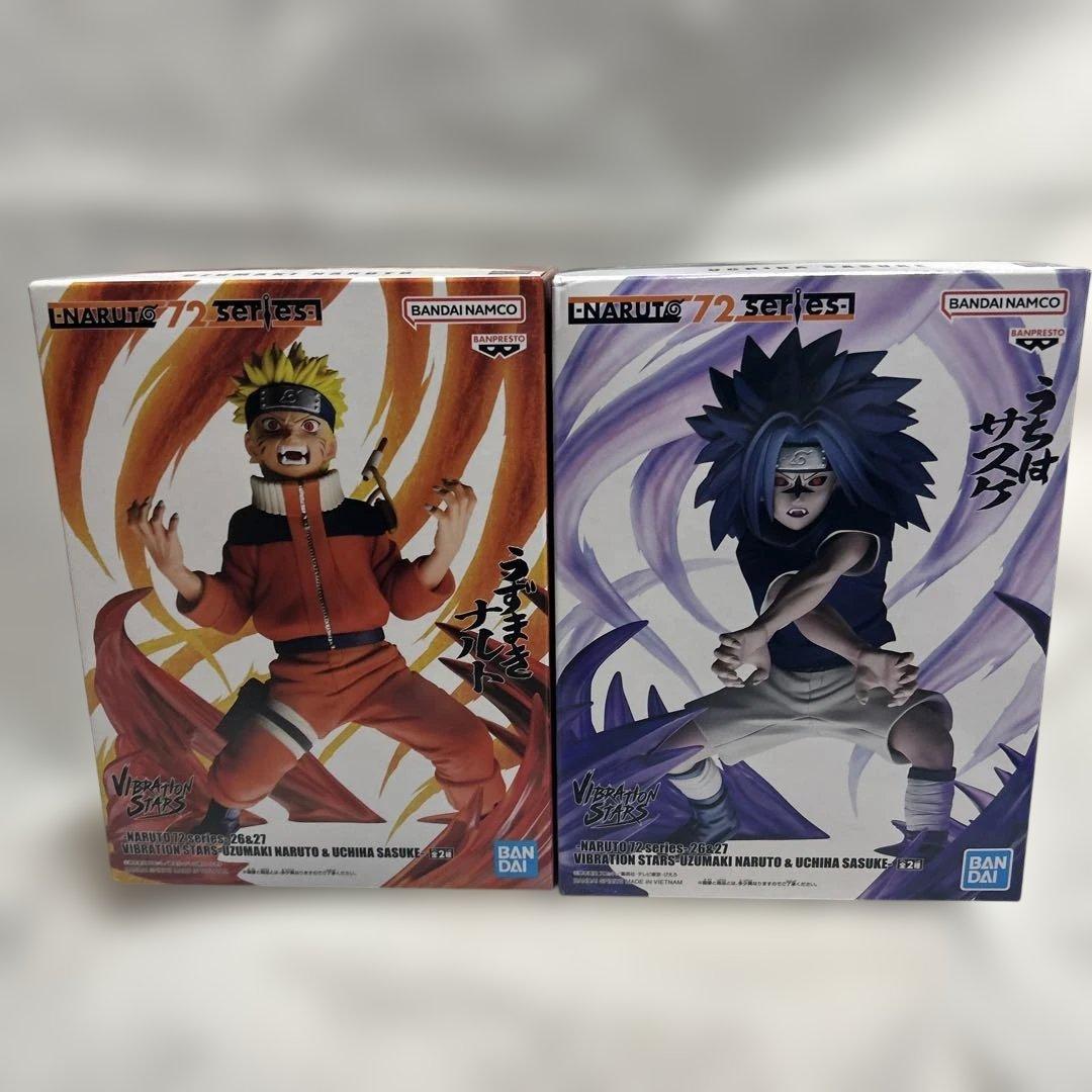 NARUTO 72 Vibration Stars ナルトサスケ2体セット - メルカリ