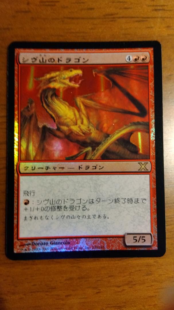 シヴ山のドラゴン ミントモール / MINT GAMES MTG(東日本橋) / 【DMR】【JPN】《シヴ山の