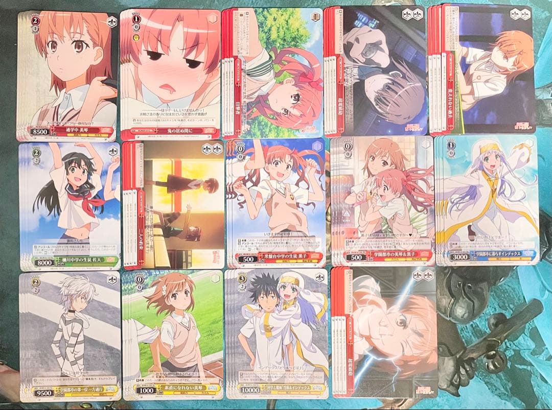 ヴァイス 禁書目録＆超電磁砲 ブースターパック3種 RR以下 4コン おまけ