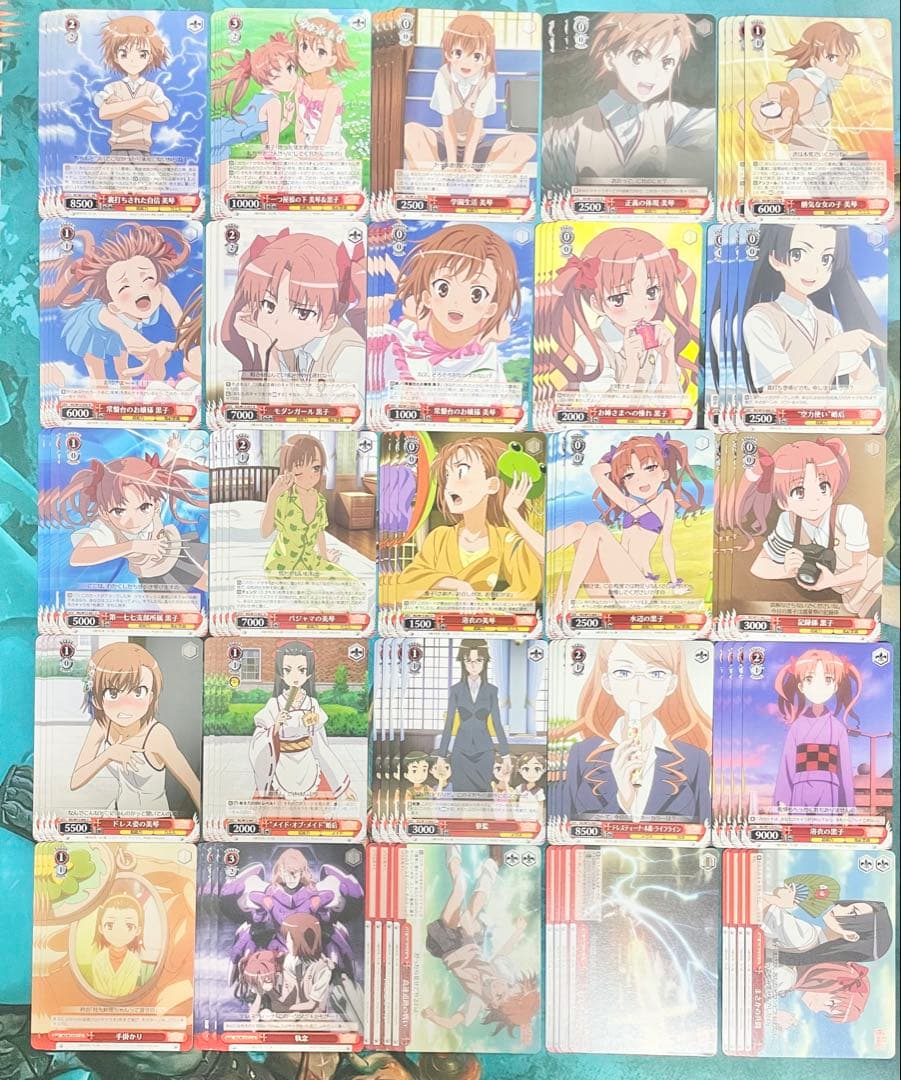ヴァイス 禁書目録＆超電磁砲 ブースターパック3種 RR以下 4コン おまけ