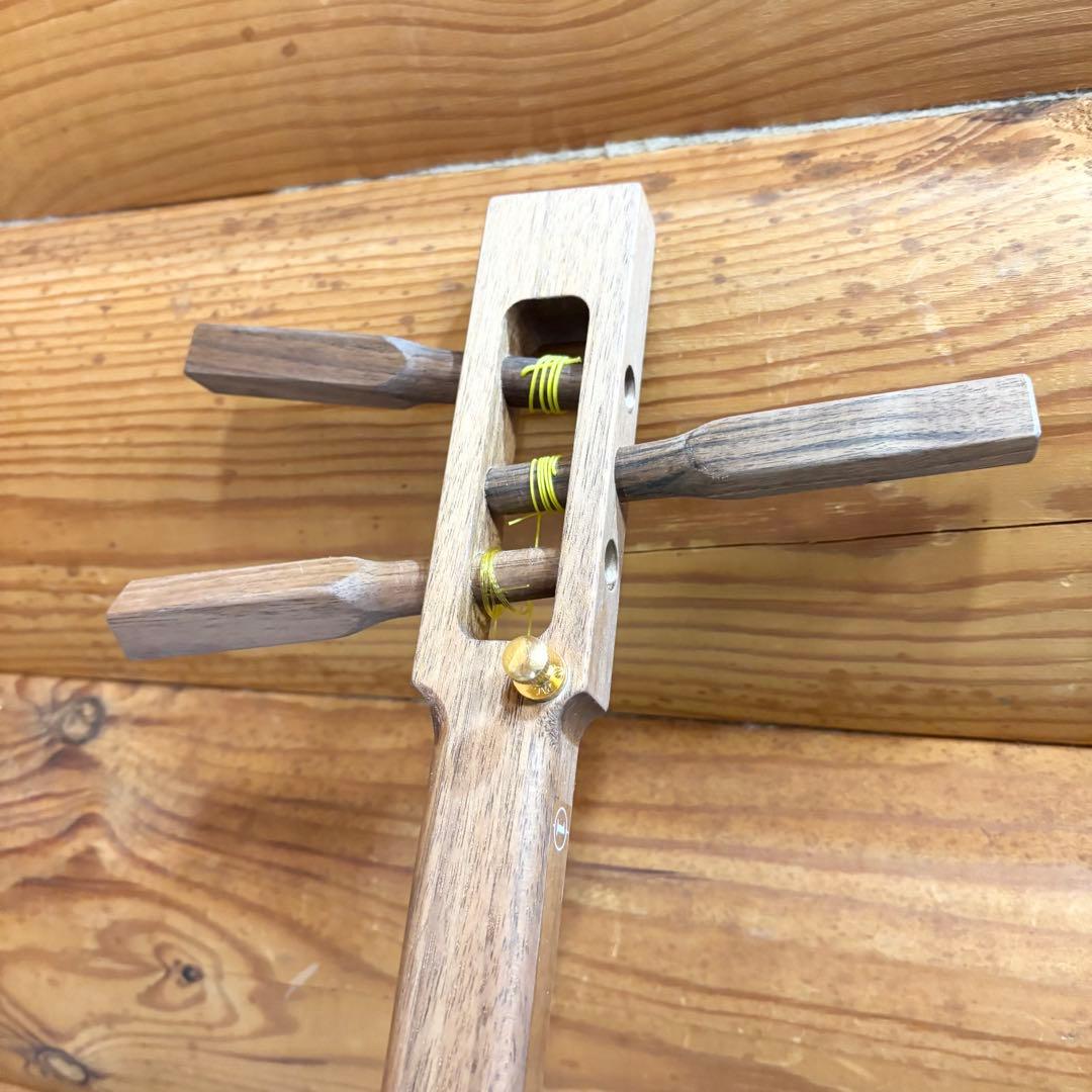 美品】しゃみせん楽家 富山楽家 SHABO シャボ 稽古用 三味線 中細棹