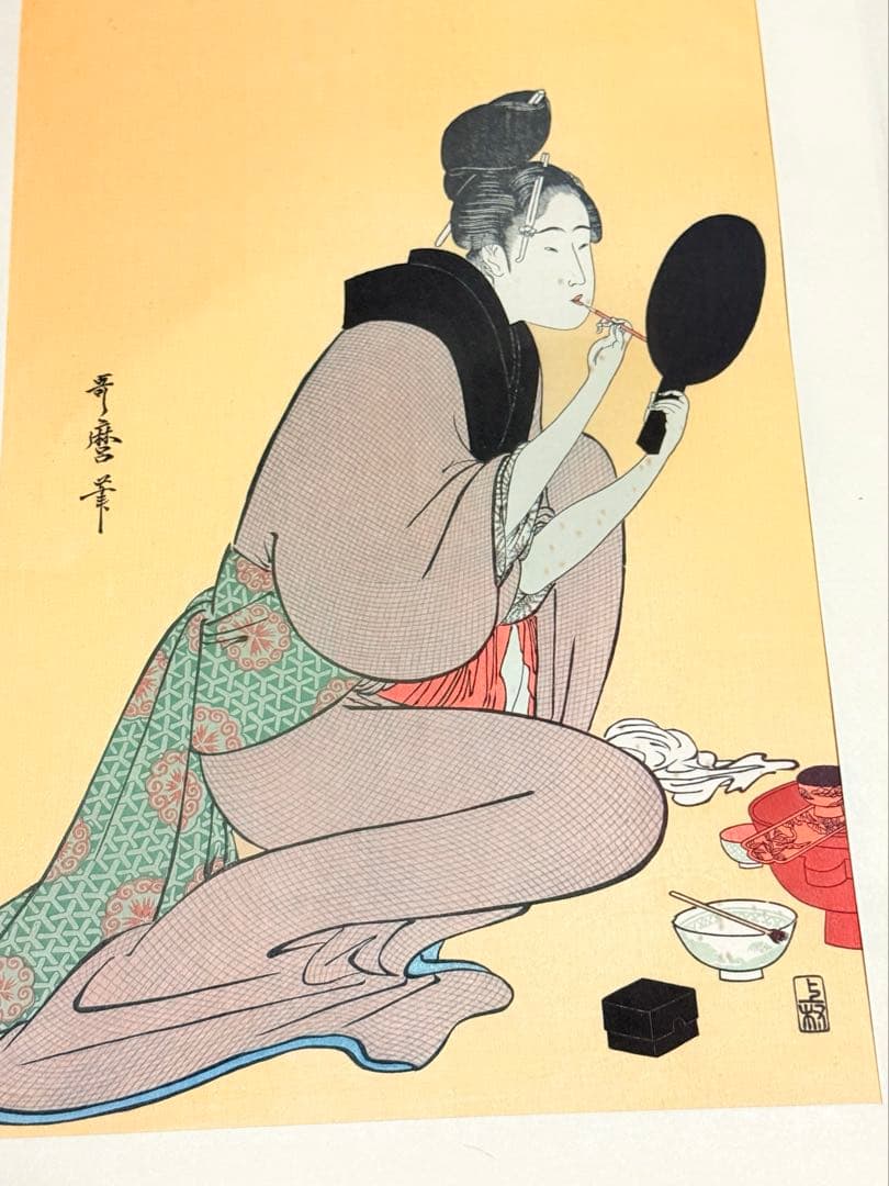浮世絵美人名作選　限定出版頒布　アダチ版画研究所　第7〜13回7冊　UKIYOE 第7回（平成27年）アダチUKIYOE大賞作品木版画制作スタート！ | 公益