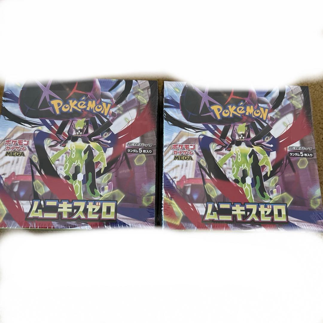 な*ぎ様 ポケモンカードムニキスゼロ2BOXシュリンク付き ポケモンカード ムニキスゼロ 新品未開封シュリンク付き 2BOX - メルカリ
