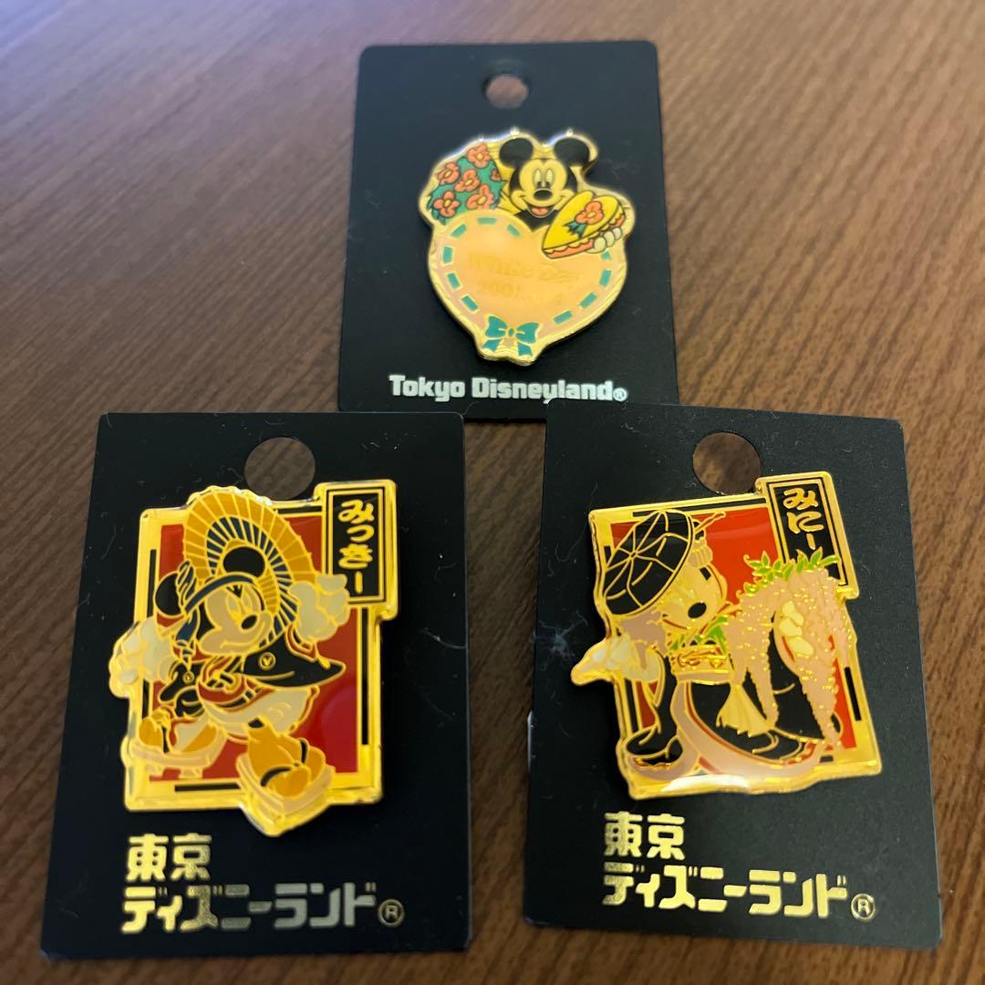 東京ディズニーランド ピンバッジ 和みっきー みにー - メルカリ