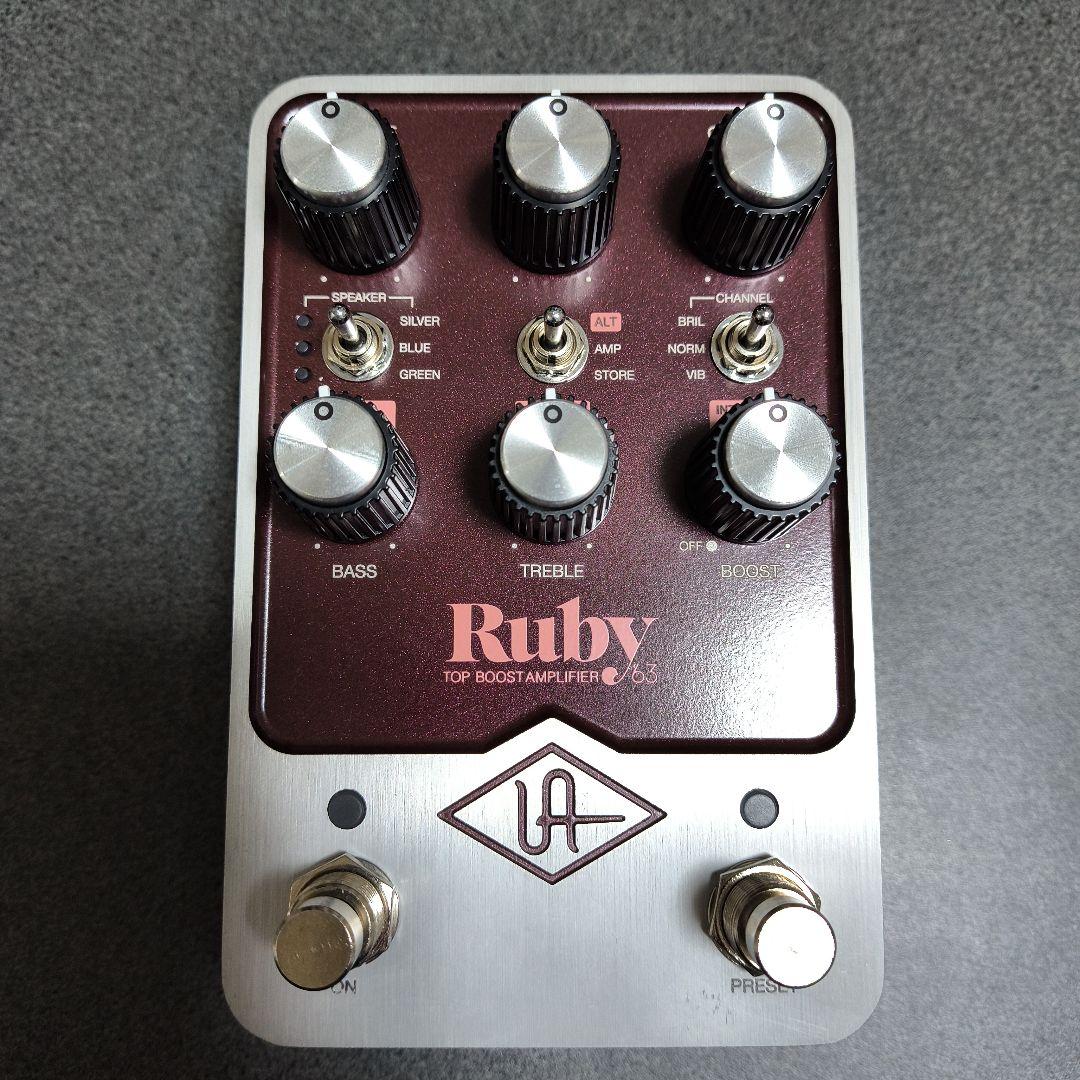 ギター Ruby '63 Top Boost Amplifier / UAFX Amazon.com: Universal Audio UAFX Ruby '63 Top Boost Amplifier
