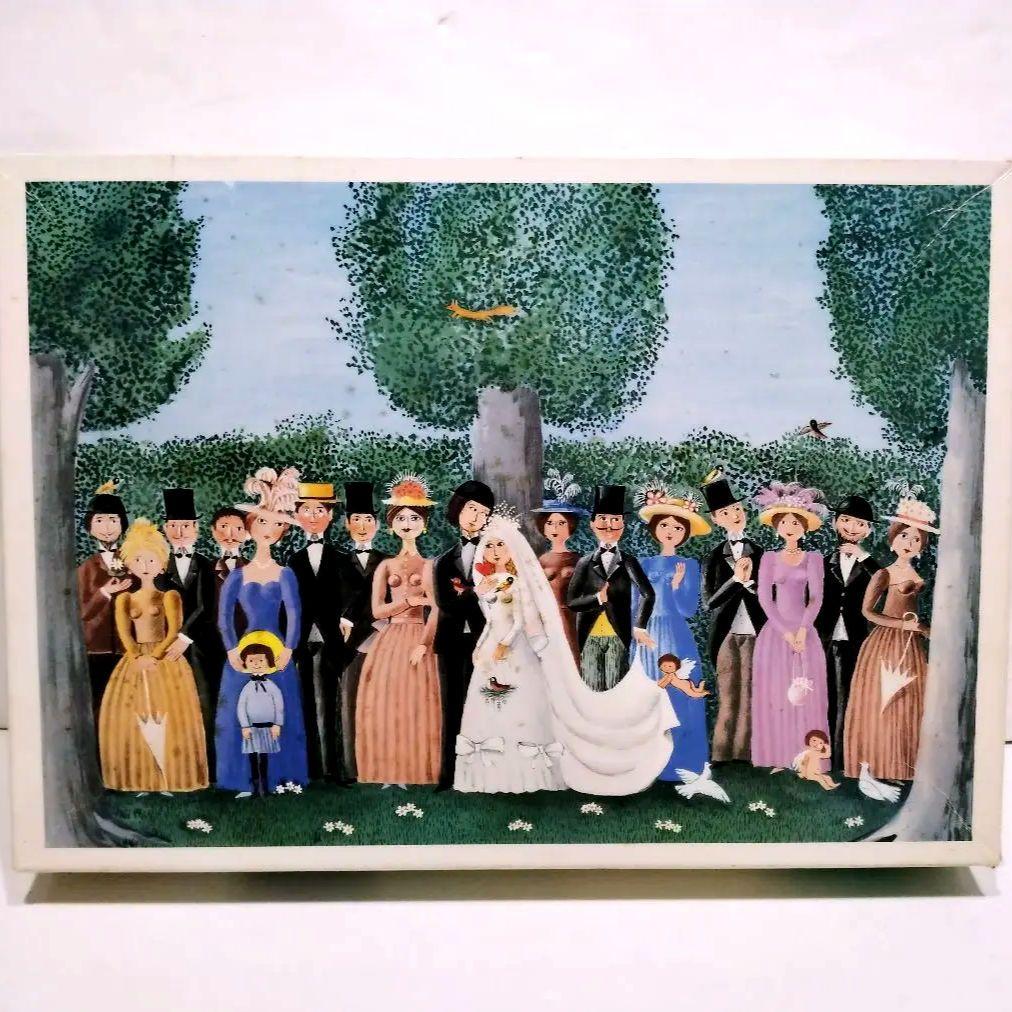 ジグソーパズル レイモン・ペイネ 結婚式 1000ピース 希少 廃盤 愛の画家